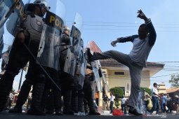 Simulasi pengamanan Pemilu