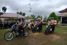 Polres Bangka Barat gelar simulasi pengamanan pemungutan suara di TPS