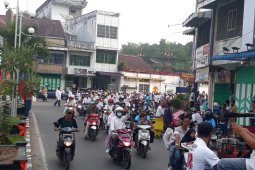 Pendukung Prabowo di Asahan konvoi keliling Kota Kisaran tanpa atribut parpol