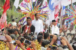Capres Jokowi: Pesta demokrasi harus bergembira, tidak ciptakan ketakutan
