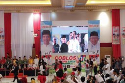 Jokowi targetkan perolehan suara 70 persen di Kalteng
