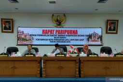 DPRD Batanghari gelar paripurna penyampaian LKPJ, LKPD dan LAKIP