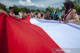 Deklarasi Pemilu Damai di Palu: "Jangan coba sobek Pancasila kami"