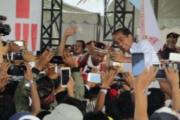 Jokowi optimistis menang 60 persen di Jawa Barat
