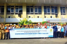 UP3 PLN Sibolga gelar apel siaga sukseskan Pemilu 2019 bersama Wali Kota