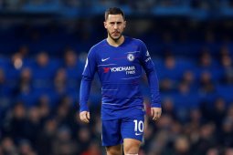 Hazard bahas masa depannya di Chelsea setelah musim selesai