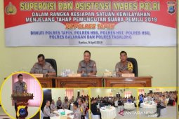 Mabes Polri pastikan Polres di Banua Enam siap amankan pencoblosan