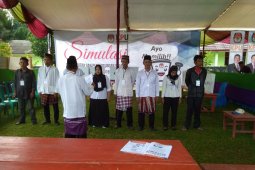 KPU Mesuji gelar simulasi pencoblosan di daerah terpencil