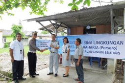 Jasa Raharja Babel serahkan bantuan kampung tertib lalu lintas