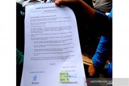 Surat pernyataan tentang pencabutan izin tambang