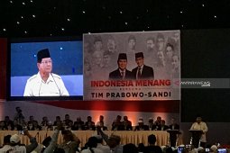 Kata Prabowo saatnya bertugas amankan suara