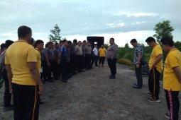 Polres Bateng tertibkan aktivitas tambang bijih timah liar
