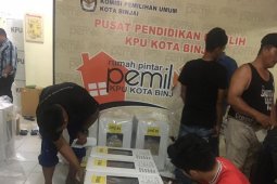 KPU Binjai rampungkan alat kelengkapan untuk TPS