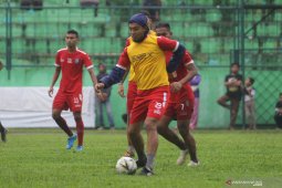 Latihan Arema jelang final Piala Presiden