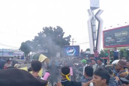 Puluhan pemuda gelar aksi peduli Pemilu 2019