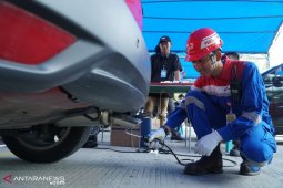 DLH Dan Pertamina Gelar Uji Emisi Gas Buang Kendaraan