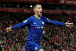 Pelatih Liverpool ungkapkan strategi hentikan Eden Hazard