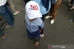 Anak-anak dilibatkan dalam kampanye terbuka Prabowo-Sandi