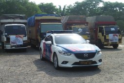 KPU Langkat berangkatkan logistik pemilu