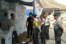 Kapolres cek tempat penyimpanan logistik Pemilu Majalengka