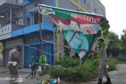 900 lebih APK "Disapu" Satpol PP Balikpapan