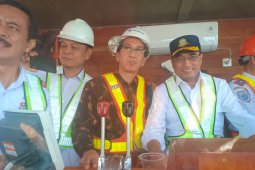 Kemenhub serahkan kapal pelayaran rakyat ke sejumlah daerah.