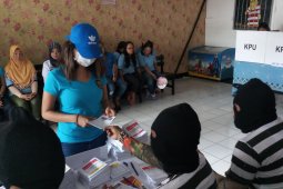 Dhani-Vanessa mencoblos di Rutan Medaeng, Sidoarjo (Video)