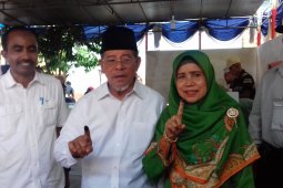 Gubernur Maluku Utara gunakan hak pilih di Ternate