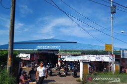 Pengunjung pasar di Pangkalpinang sepi saat Pemilu