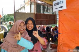 Warga di Batanghari antusias lakukan pencoblosan
