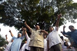 Prabowo ucapkan terima kasih kepada ulama.