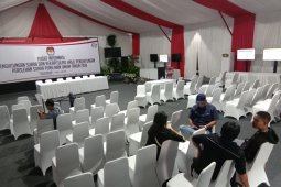 KPU dirikan ruang pusat informasi Pemilu 2019.