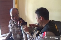 Polres Kotabaru jaga kesehatan anggota selama amankan Pemilu 2019.