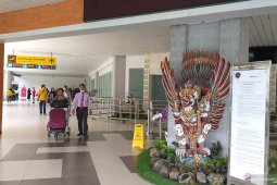 Pagi, terminal keberangkatan domestik Ngurah Rai beroperasi