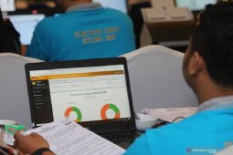 Jaringan lambat, KPU Tapteng baru verifikasi 33 persen hasil pilpres