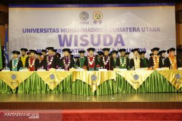 2.283 wisudawan bangga UMSU terakreditasi "A"