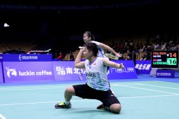 Greysia/Apriyani terhenti di babak pertama Badminton Asia