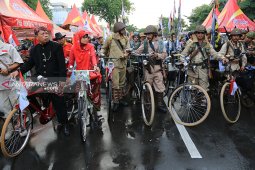 Peserta Jambore Sepeda Tua 2019 di Surabaya diperkirakan membludak