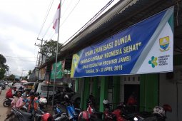 Puskesmas Jambi layani imunisasi "Pekan Imunisasi Dunia"