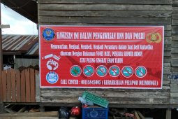 BNNK Samarinda pasang spanduk di kampung narkoba