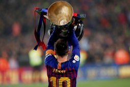Lionel Messi semakin  mendekati rekor Ryan Giggs