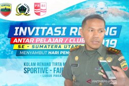 Sambut HUT Kodam ke-69, Kodim 0204/DS selenggarakan lomba renang tingkat pelajar se-Sumut