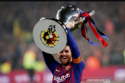 Lionel Messi antar Barcelona juarai La Liga