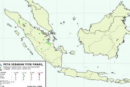 Empat hotspot terpantau di Provinsi Jambi, Senin petang