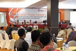 Partisipasi pemilih pemilu di Kota Kediri capai 86,19 persen