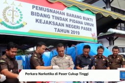 Perkara Narkotika di Paser Cukup tinggi