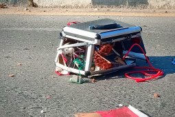 Brimob explodes a suspicious object in Tabalong