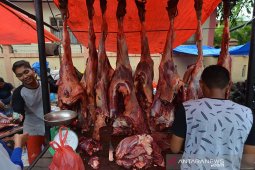 Tradisi meugang terakhir Ramadhan