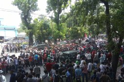 Ribuan masyarakat kawal rekapitulasi suara di Medan