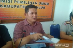 Tertunda sepekan, KPU Cianjur bacakan hasil perolehan suara